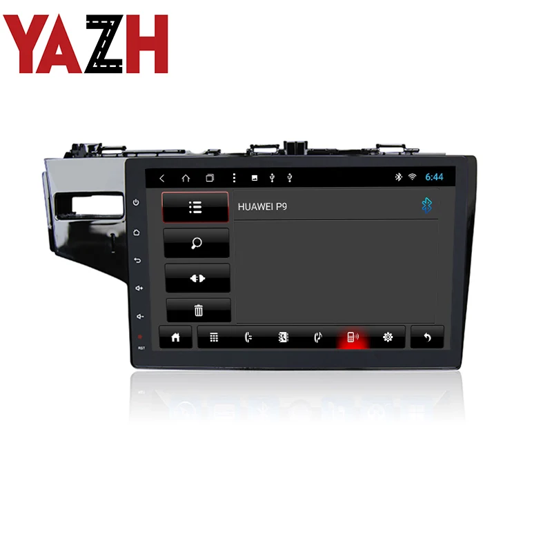 YAZH Android головное устройство для Honda Fit 2013 2014 2015 Восьмиядерный авто радио Ipod Bluetooth SWC