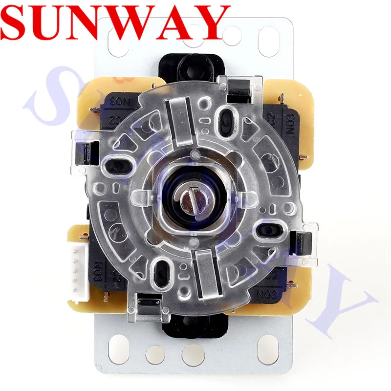 SUNWAY 2 игрока светодиодные аркадные кнопки и джойстики DIY kit 2X Джойстики + 20 X led