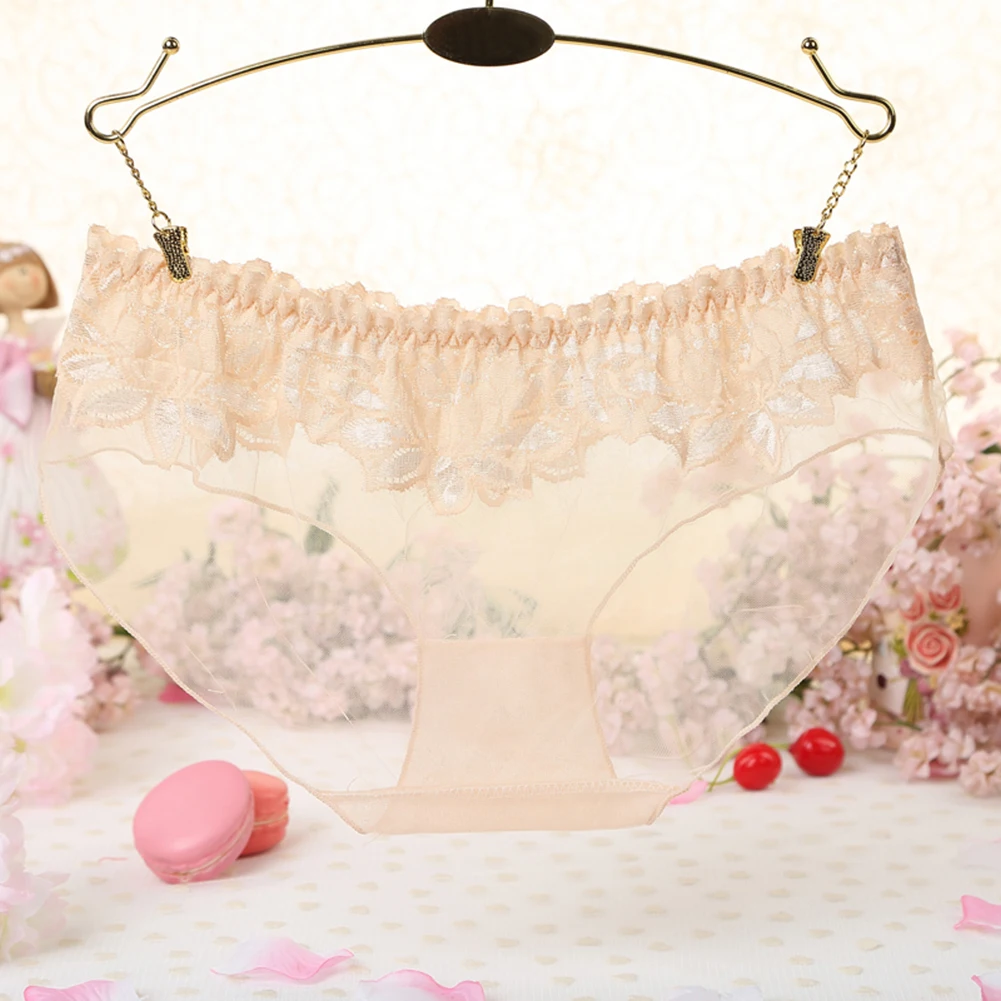 Fashion Sexy Lace See Through Women Low Rise Briefs Underwear Panties Gift | Женская одежда