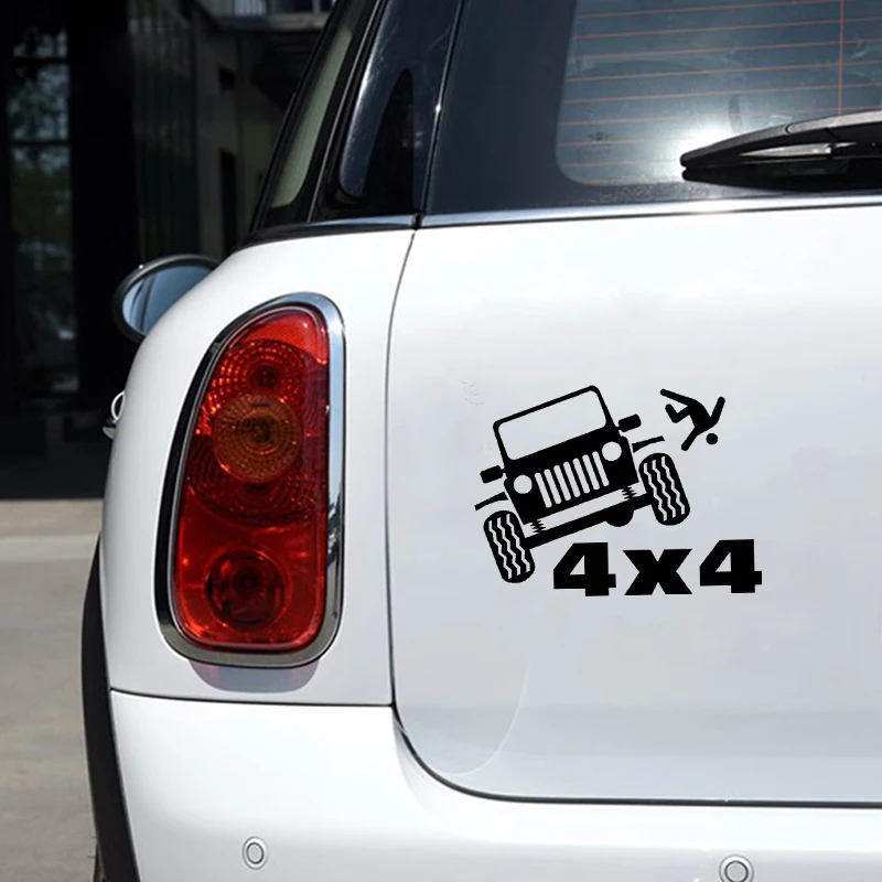 Car Sticker Vinyl 15cm*11cm 4x4 Funny Stickers and Decals 3D On Styling Creative | Автомобили и мотоциклы