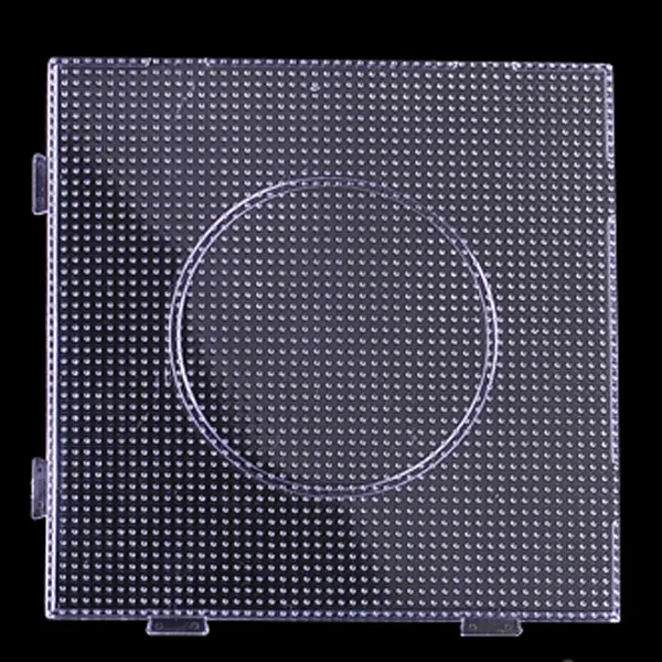 2,6 мм бисер мини-Хама Pegboard шаблон доска обучающая DIY любовник изготовление мультфильм рисунок Материал доска Perer/предохранитель бусины - Цвет: Big Pegboard