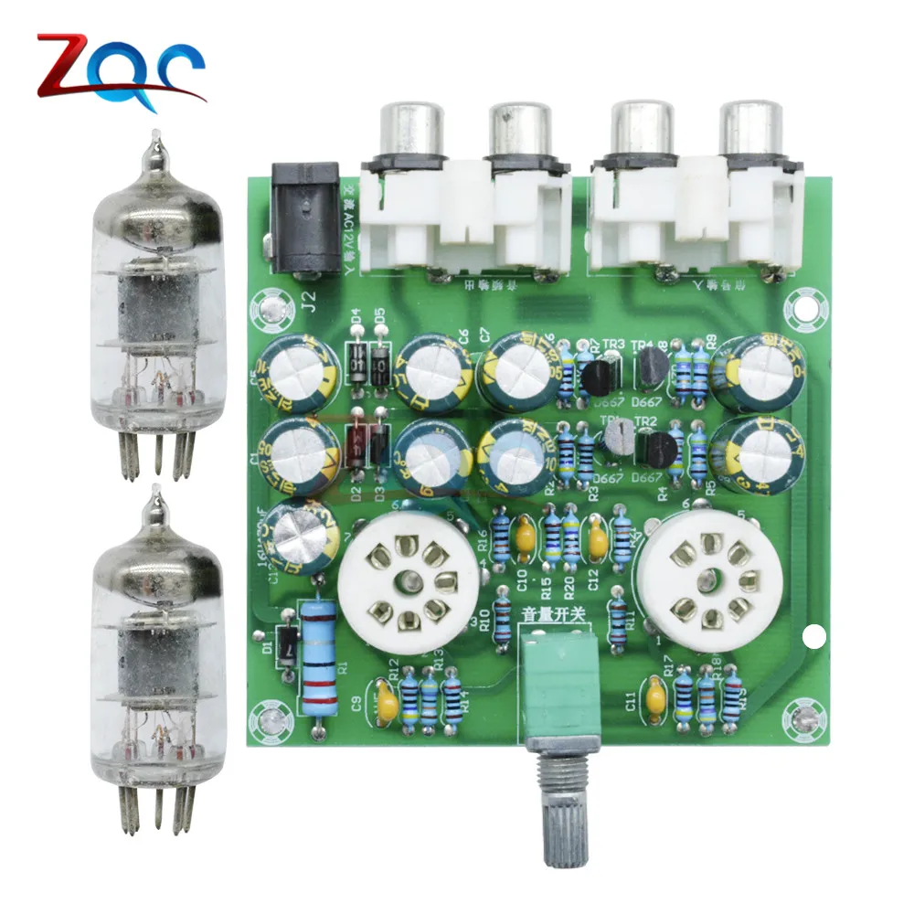 

6J2 Tube Preamplifier Headphone Power Amplifier Power Amp Tube Buffer Base on Music Fidelity X-10D Circuit