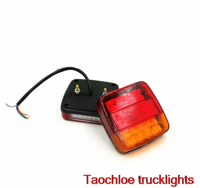 1 пара 12 V 20leds прицеп стоп для грузовика автобуса тормоза задние фары задний свет, обратный загорится индикатор внешний свет