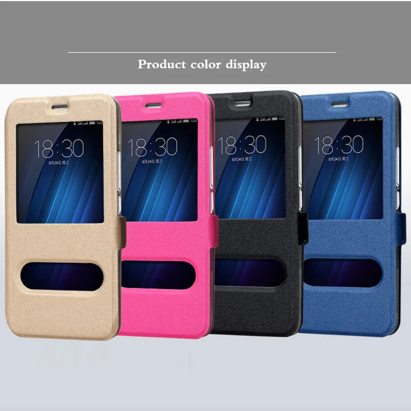 

Быстрая доставка, высококачественный цветной чехол с окошком для Meizu U20 5,5 дюйма, чехол для телефона Meilan U20, защитная задняя крышка