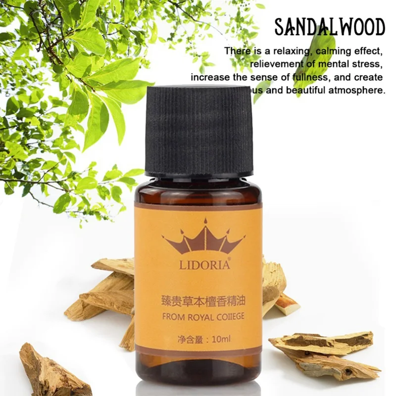 Эфирное массажное масло для тела 10 мл сандаловое дерево эфирные масла