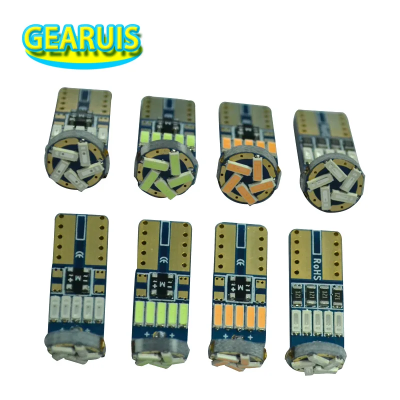 10 шт. T10 15 SMD 4014 чипы неполярный светодиод 50MA W5W 194 автомобильный Стайлинг