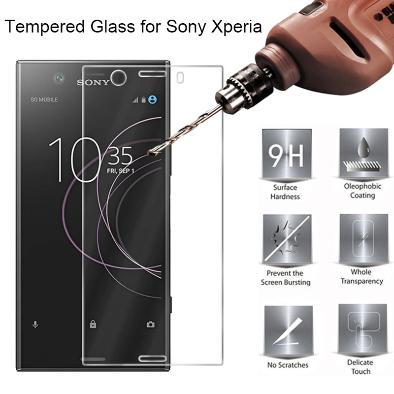 Закаленное стекло на sony E1 E3 E4g E5 9H Жесткий протектор экрана смартфона для Xperia C3 C4