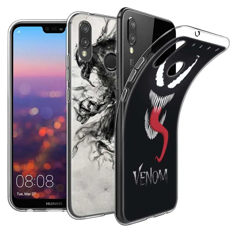 Злодей чудо-яд чехол для huawei P30 P20 P Smart Z Nova 3i 4 P8 P9 lite Pro силиконовый чехол для телефона