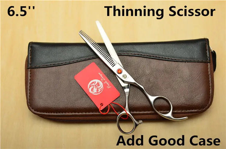 Thinning Add Case 5 ''/5,5''/6 ''/6,5''/7 ''/7,5''/8 ''фиолетовый дракон красный драгоценный камень резка/филировочные Парикмахерские ножницы Ножницы для собак кошек домашних животных и человеческих волос - Цвет: Thinning Add Case