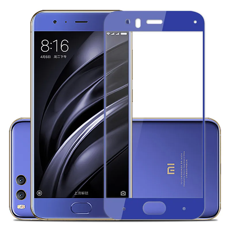 Полное покрытие экрана протектор для Xiaomi Mi6 Mi 6 MCE16 5 15 ''Премиум HD 9H