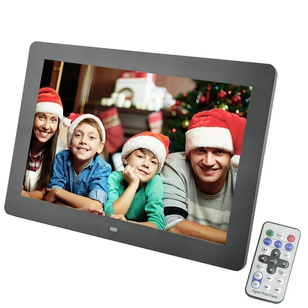 10 дюймов TFT Экран светодиодный Подсветка HD 1024*600 цифровая фоторамка электронный альбом для фотографий музыки MP3 MP4 порта Retrato цифровой
