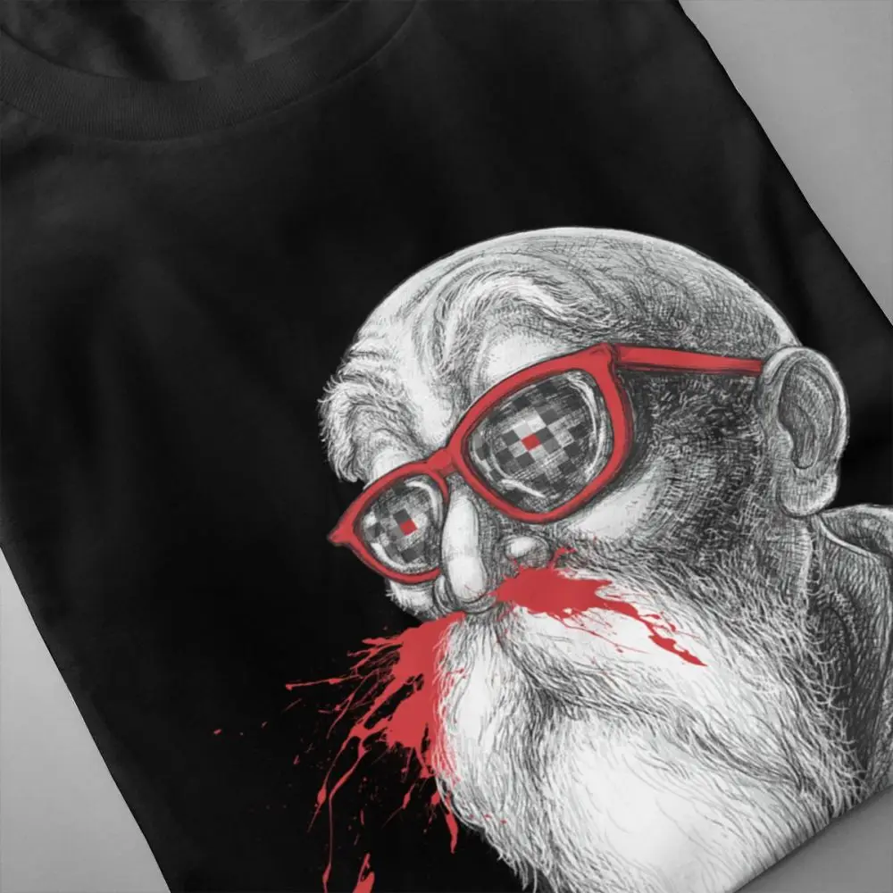 Для мужчин качество Мастер Роши Dragon Ball футболка мягкая Camiseta круглый средства