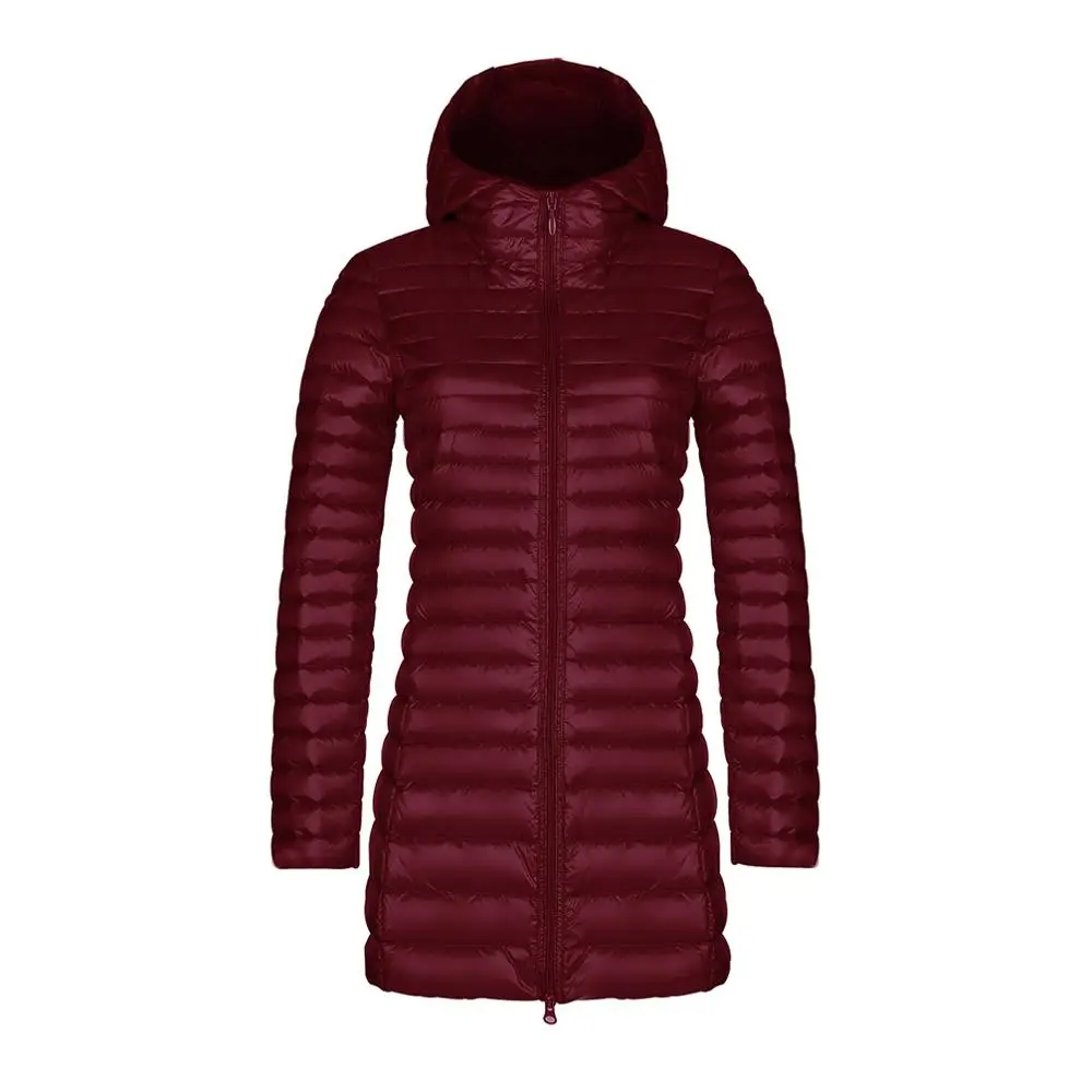 

5XL 6XL Plus Size Long Down Jacket Women Winter Coat Parka Ultra Light Down Jacket Women With Hooded Windproof Down Female Coats