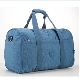 light blue TEGAOTE нейлоновые водонепроницаемые женские дорожные сумки Большая вместительность дамские багажные сумки для путешествий дорожные сумки детские сумки 282 - Цвет: light blue