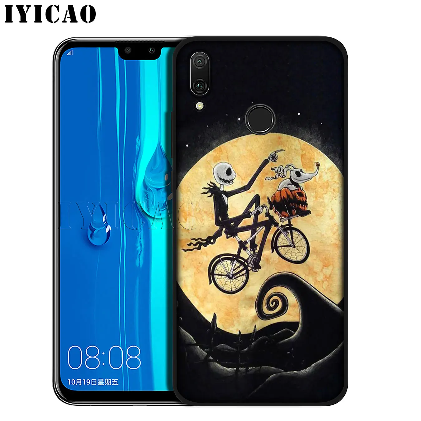 IYICAO кошмар Тим Бертон Хэллоуин Джек мягкий чехол для телефона Huawei Mate 30 20 10 Pro Nova 5I 5T