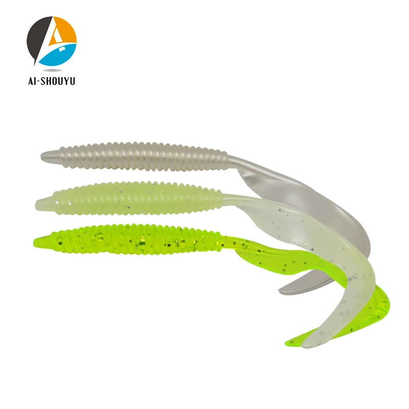 AI-SHOUYU 5 штук мягкие приманки для ловли рыбы качели воздействия Swimbait 135 мм/6 7 г 3