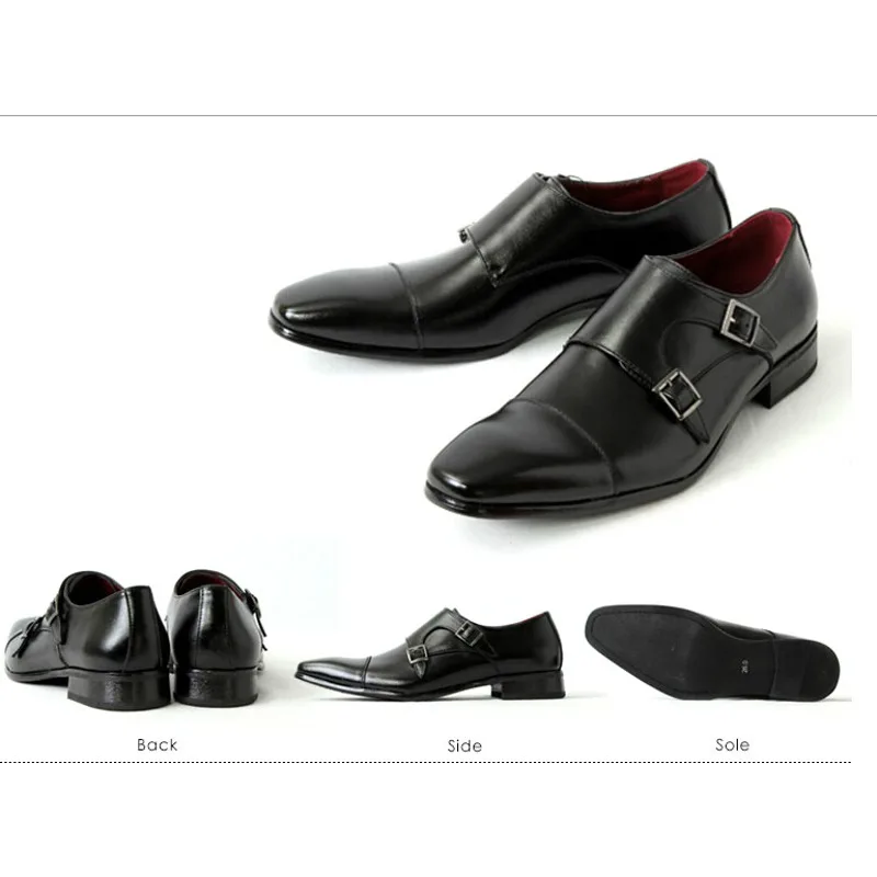 Мужская обувь Повседневная Роскошная Брендовая из натуральной кожи черное