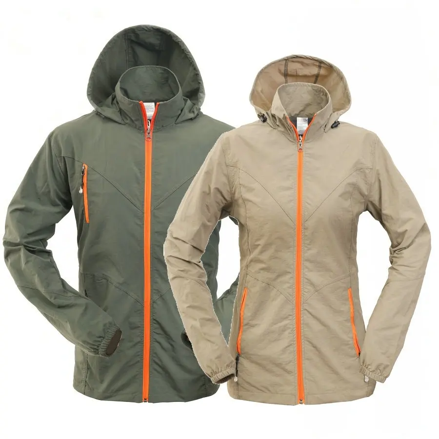 Мужская куртка с капюшоном размера плюс защитой от солнца и УФ лучей