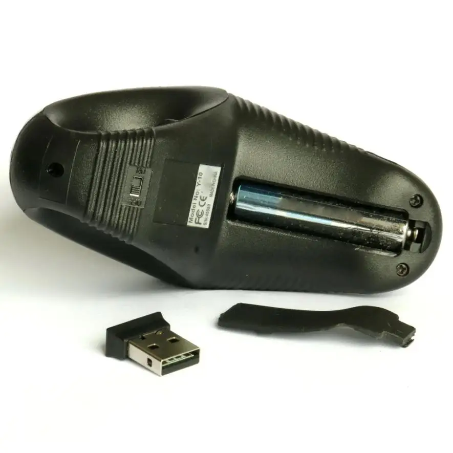 Хорошая 2,4 ГГц USB портативная беспроводная мышь указатель с помощью оптического следа шариковый лазерный луч Aug 19