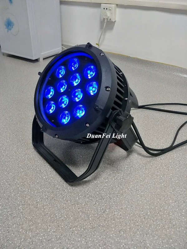(Roadcase) 6 ламп 12x18 Вт 6в1 rgbwa + uv led par dj pro can ip65 | Лампы и освещение