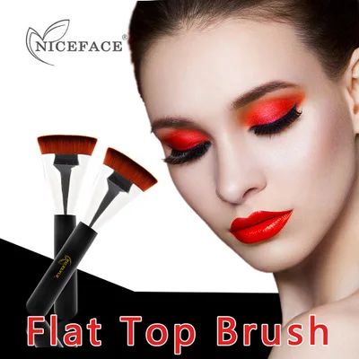 1 шт. BB крем кисти для макияжа Фонд кисть Flat Top Портативный база жидкости