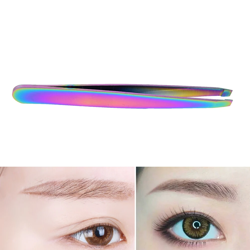 

1Pc Cosmetic use makeup tools stainless steel eyebrow tweezers