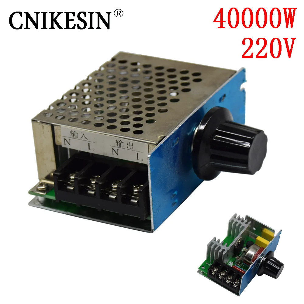 CNIKESIN 4000 Вт 220 Регулятор напряжения импорт регулятор скорости диммер scr затемнение