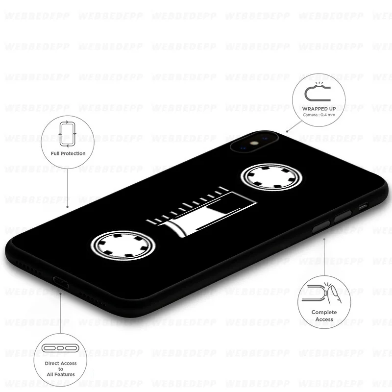 WEBBEDEPP музыкальная кассета Mixtape мягкий чехол для Xiaomi Mi 9T 9 8 SE 6 A1 A2 A3 Lite MiA1 MiA2 MiA3 F1 MAX 3