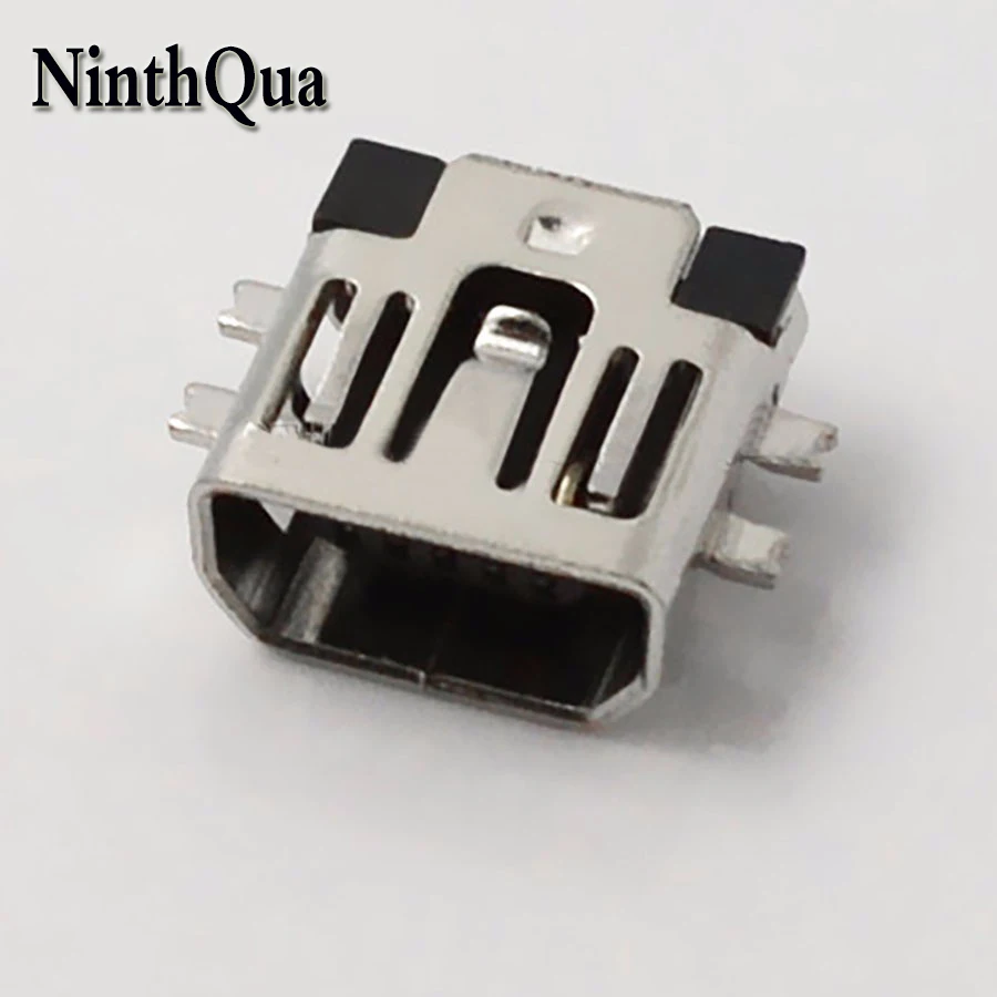 10 шт. мини USB Тип AB 5 контактный гнездовой разъем интерфейсный смещение 4