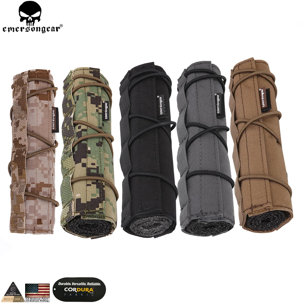 Emerson 18 см Airsoft крышку подавитель Охотничий Тактический оружейные аксессуары для
