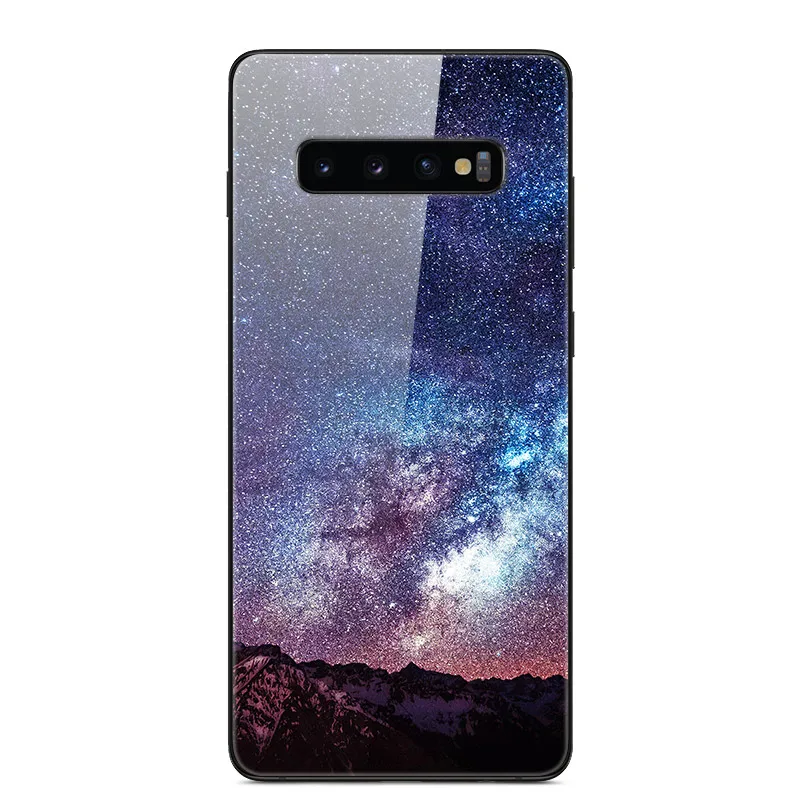6 Чехол из закаленного стекла для samsung Galaxy S10 Plus, чехол s, мягкий бампер, Жесткий ПК, задняя крышка для samsung S10 Lite S10e e Funda S 10 Plus - Цвет: 6