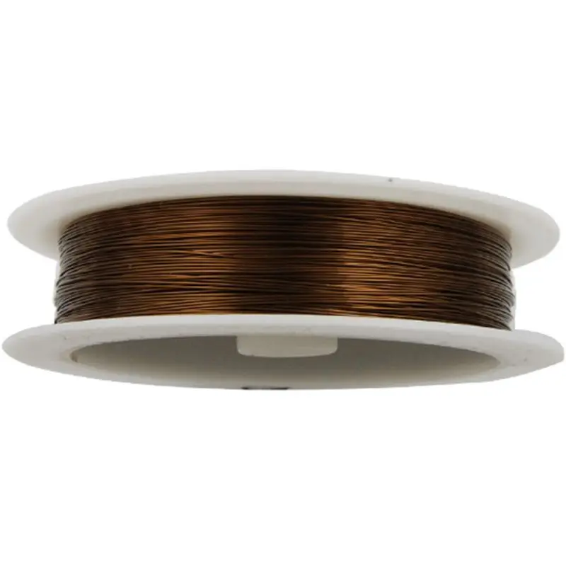 

0.4mm, 26 gauge,14M/Roll Fashion Coffee Copper Wire For Jewelry Craft DIY, 10 Roll/lot-D1221