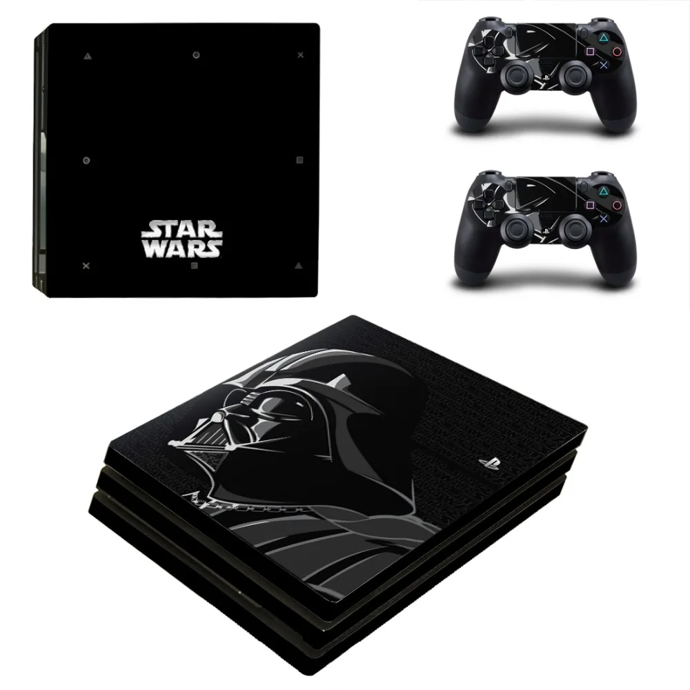 Звездные войны PS4 Pro наклейка для кожи виниловая наклейка для консоли Playstation 4 и 2 контроллеров PS4 Pro наклейка для кожи