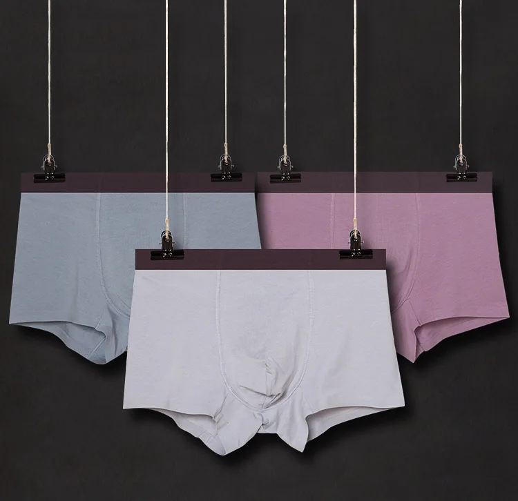 High end blended men's underwear pure cotton modle pants summer comfort breathable copper ion internal file four | Мужская одежда