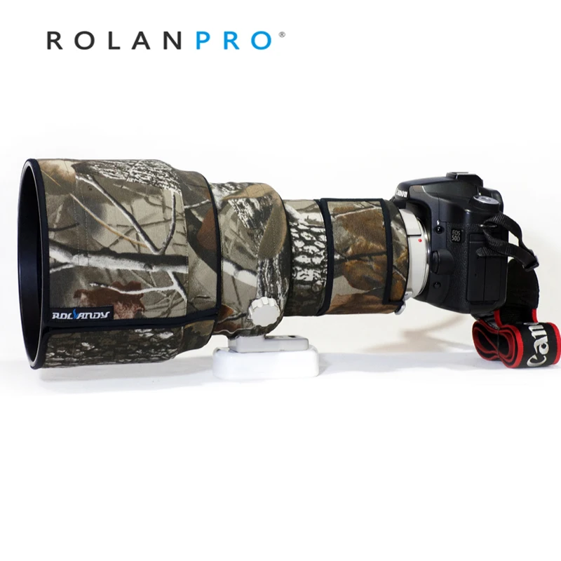 

Линзы rolanpro одежда камуфляжное пальто дождевик для Canon EF 200 мм F/1,8 L USM объектив защитный рукав пистолеты чехол DSLR Объектив сумка