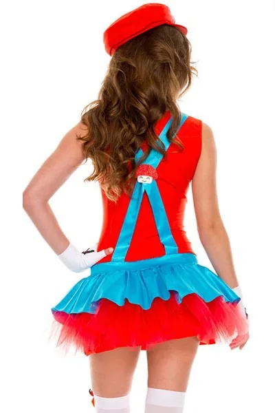 Сексуальные женские белые перчатки и цепочка с подвеской в виде усов супер Mario Luigi