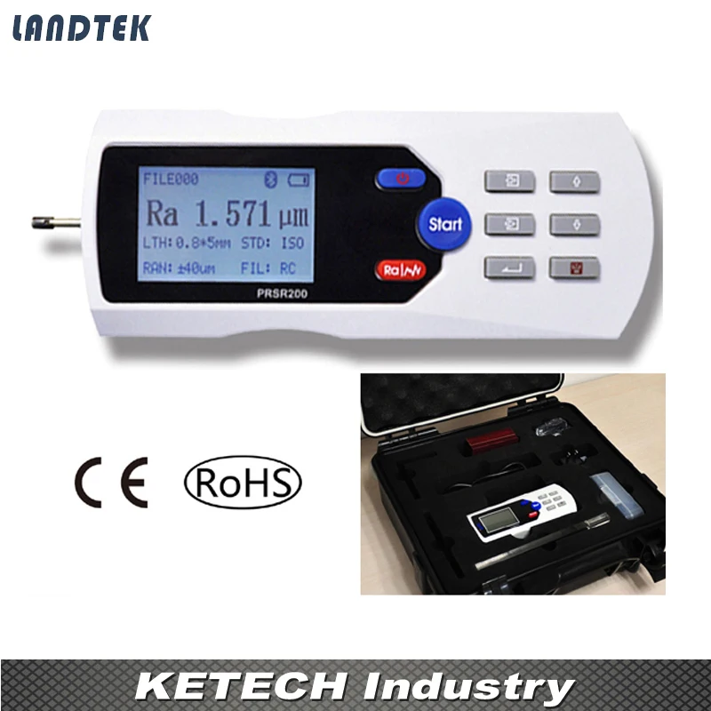 Цифровой портативный измеритель шероховатости поверхности PRSR200 сертификация