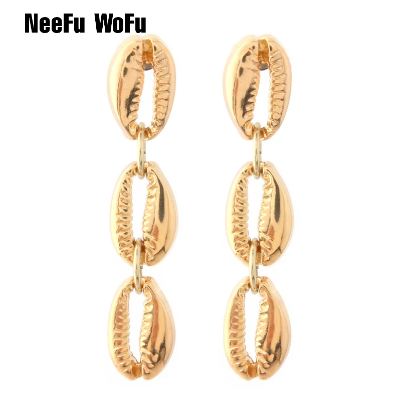 

NeeFuWoFu Drop Earring danger Grape earrings Natural pearl Grape string manual Fashion Big Ear Drops Copper Charm Earrings