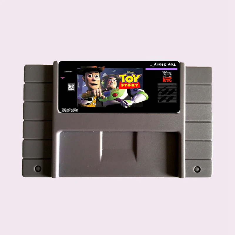 Высокое качество 16 бит Toy Story NTSC большой серый карточная игра для США Версия игры игрок