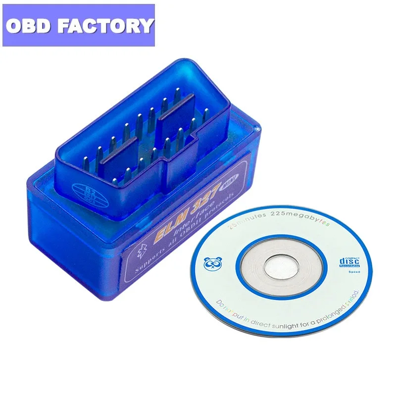 V2.1 ELM327 Bluetooth адаптер Диагностический интерфейс ELM327 BT OBD2 V2.1 считыватель кодов ELM327 V2.1 OBD2 Bluetooth для Android/PC