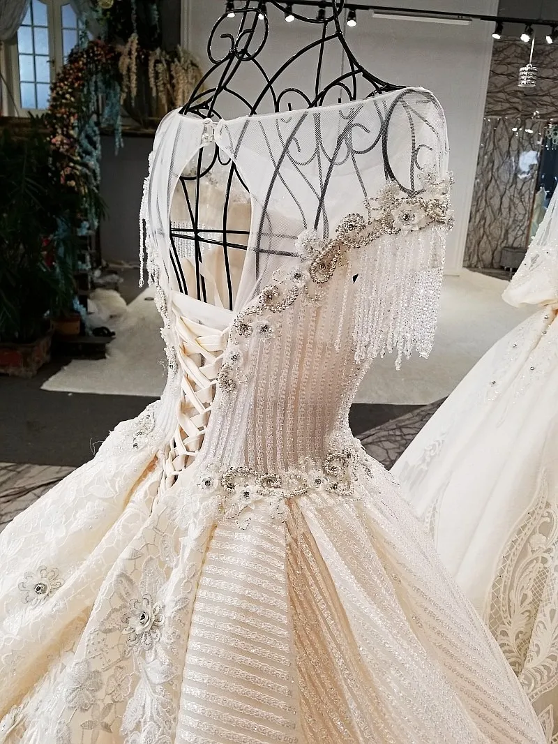 LS65471 1 роскошное белое свадебное платье красивое с длинным шлейфом vestido longo branco