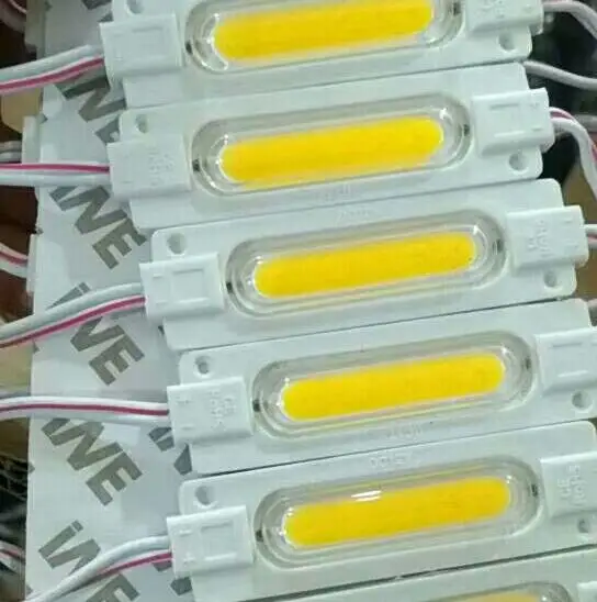 2 Вт высокой мощности Мощность COB Светодиодный модуль Водонепроницаемый IP65 DC12V инжекционного метода литья, освещенная реклама DIY свет бар WW W CW R G B
