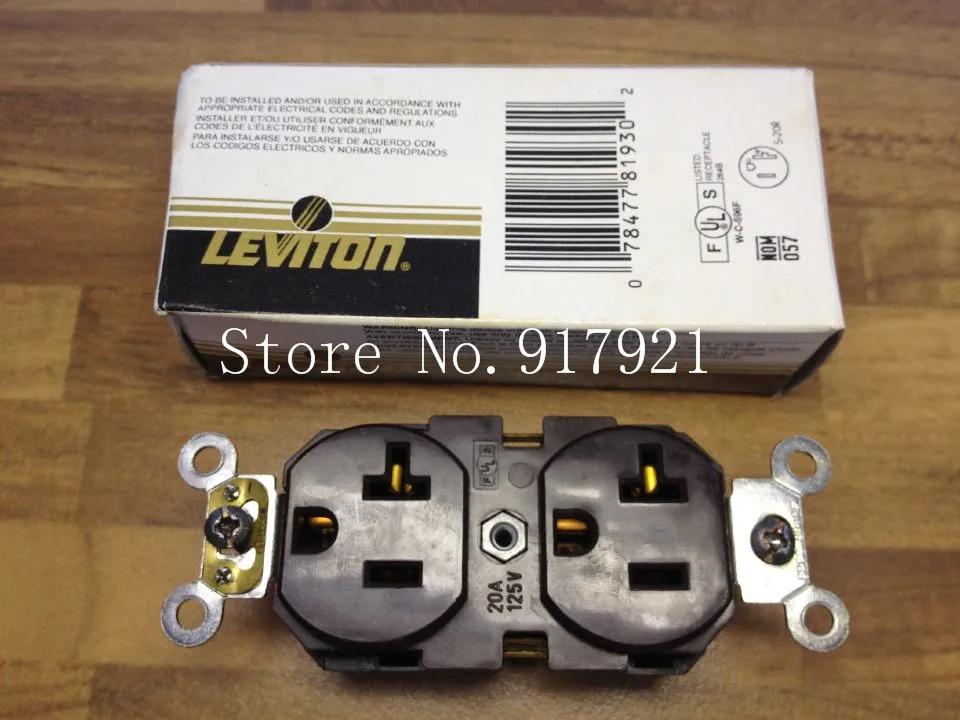 

[ZOB] The original American top 5362 LEVITON Leviton sound socket socket have a fever American Standard medical 20A