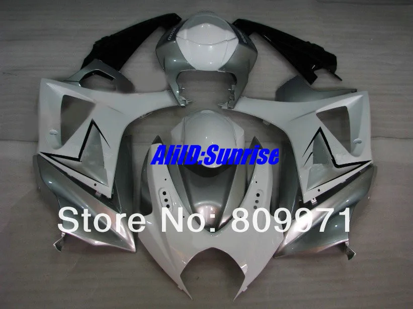 S424 NEWESR серебристо-черный полный обтекатель для SUZUKI GSXR1000 2007 2008 Φ 07 08 K7 | Автомобили