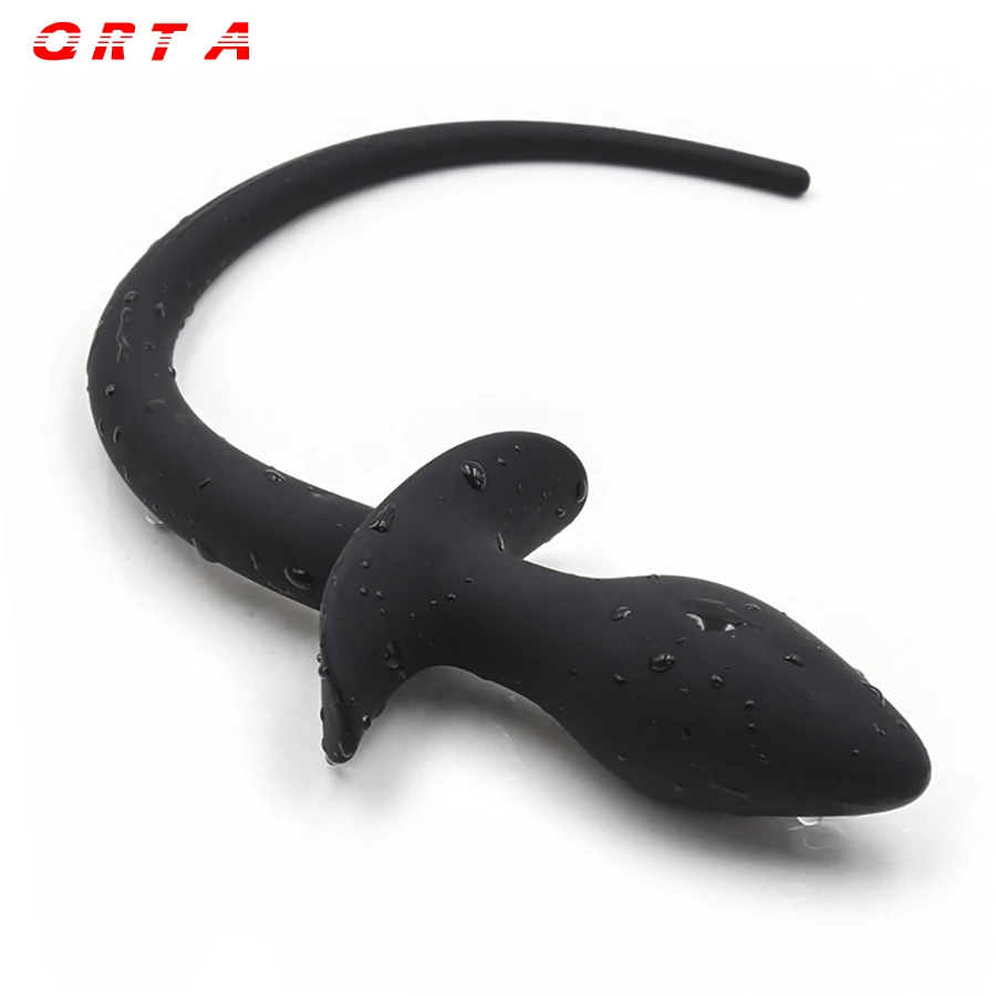 QRTA Анальная пробка Силиконовые анальные Plug с щенком хвосты щенок играть Косплэй