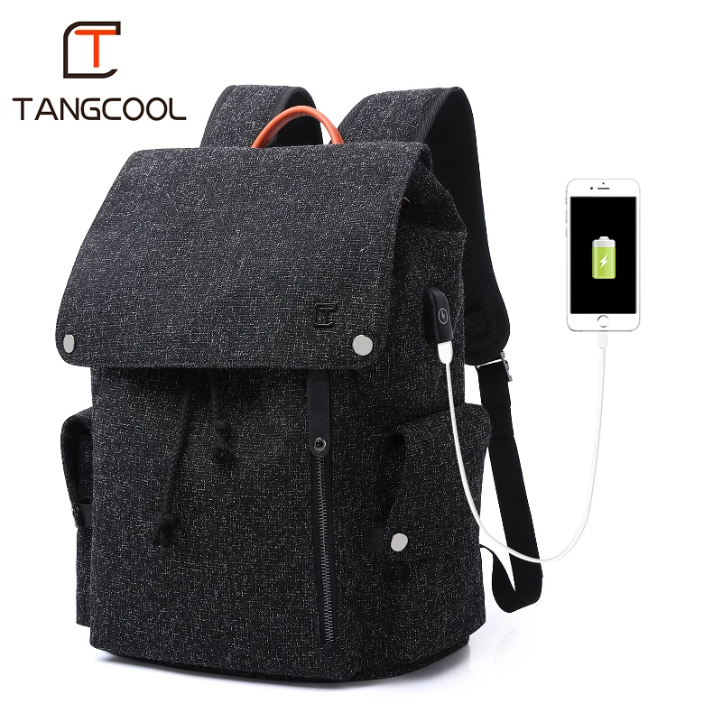 Повседневный мужской рюкзак Tangcool для подростков вместительная школьная сумка с