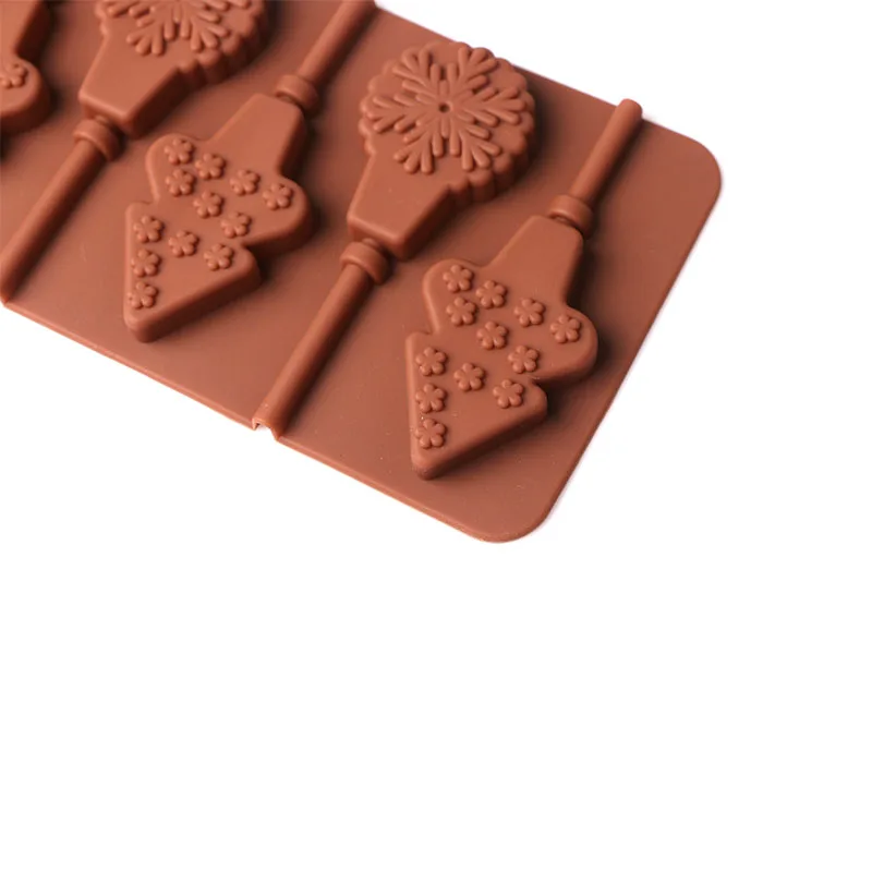 Delidge снег рождественская елка леденцы силиконовая форма для шоколада помадки DIY