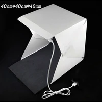 40cm portable mini led photo studio box photography backdrop built in high light photo box foldable softbox with backgound new