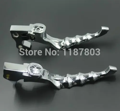 Пара рычагов тормозной муфты для мотоцикла хромированные Harley Custom Forty Eight Iron 883