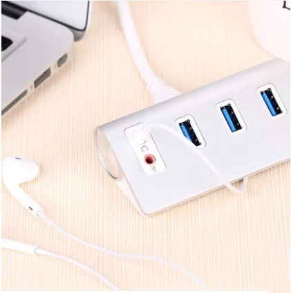 4 порта USB 3 0 5 Гбит/с Внешний концентратор Splitter SuperSpeed для Apple Macbook Air ноутбука со